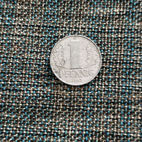 Coin East Germany used, GDR currency
