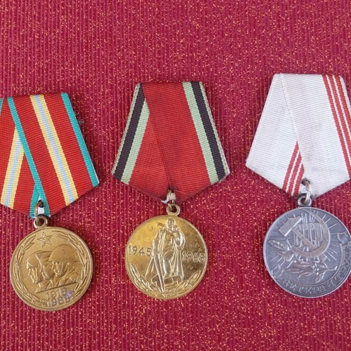 Russian medals used, vintage collection