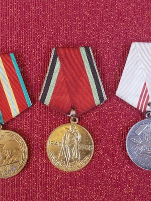 Russian medals used, vintage collection