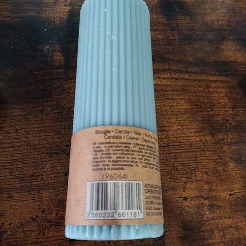 Unscented candle new 14.2cm x 5cm