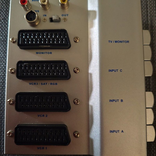 Silver Star SRA-317 Universal SCART Switch Box RGB new with original box