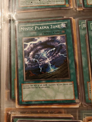 Yu-Gi-Oh card Mystic Plasma Zone like new