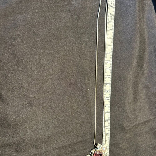 Vintage silver 925 necklace like new, pink and white