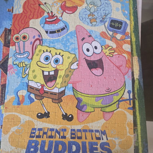 SpongeBob SquarePants Bikini Bottom Buddies puzzle like new, 300 pieces