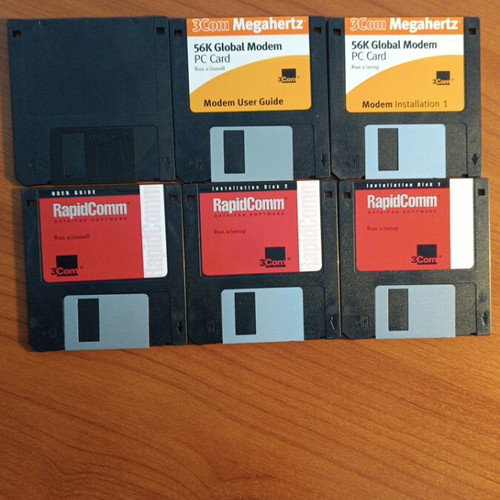 Floppy disks like new, set of 6 pieces