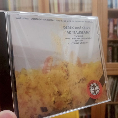 Derek & Clive "Ad Nauseam" Comedy CD like new