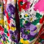 Floral linen skirt, size XL