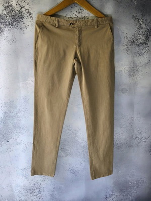 Zen and Zen men's beige striped chino pants like new, size L