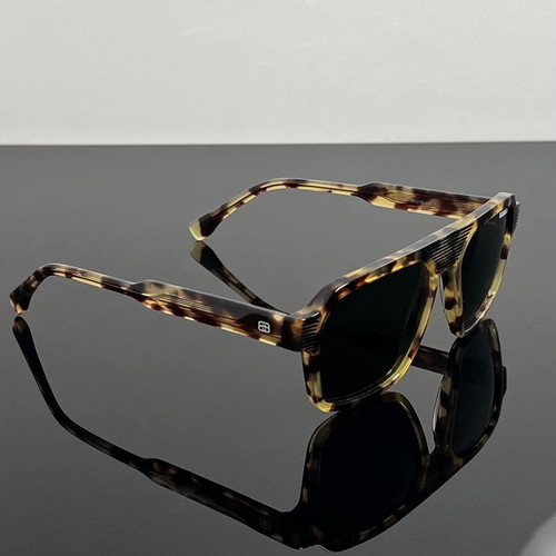 Bormain Tokyo Havana Grey Polarized Sunglasses New, UV400 Acetate