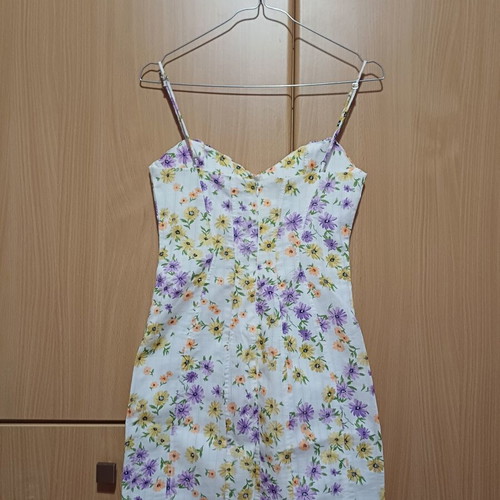 Floral Mini Dress Zara like new, size XS, 100% cotton
