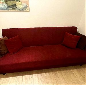 Καναπές κρεβάτι με μεγάλο αποθηκευτικό χώρο