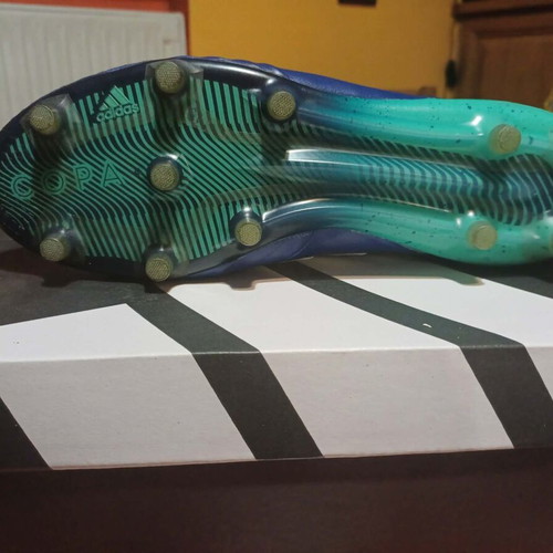 Adidas Football Shoes Like New Size 42 1/2 Blue Green