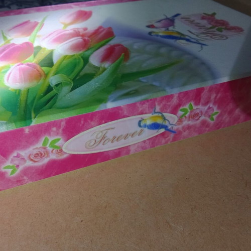 Vintage romantic diary album with box and lock 90s like new
