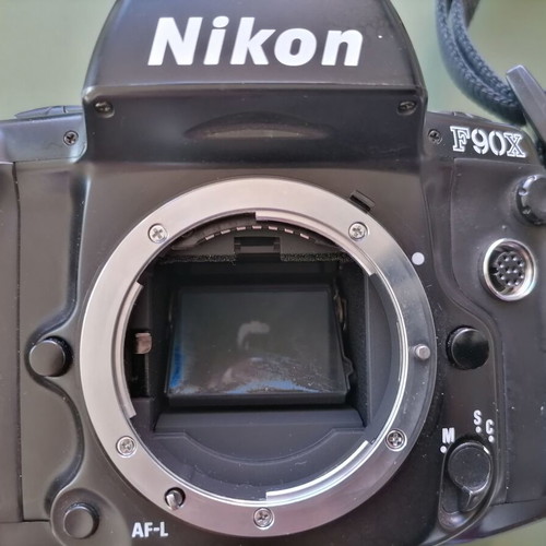 Nikon F90X analog 35mm camera like new with AF Nikkor 28mm lens and remote