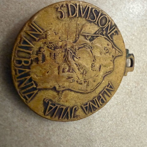 Commemorative Medal of 3rd Alpine Division Julia used