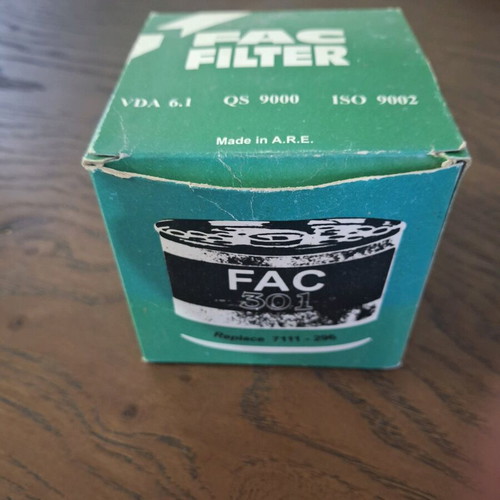 Fuel filter FAC 301(CAV 296) new with seals