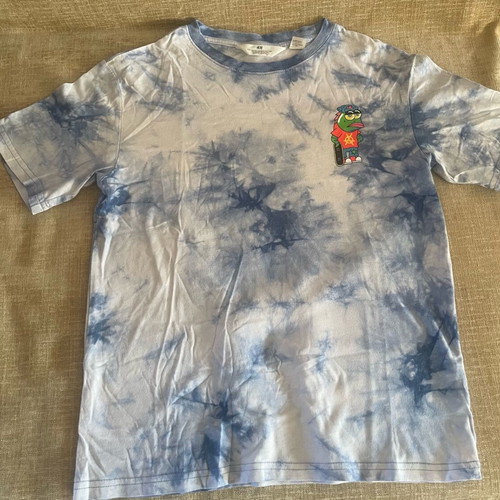H&M Tie-Dye SpongeBob T-shirt used, size 8-10 years