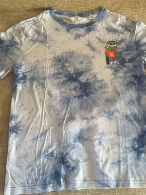 H&M Tie-Dye T-shirt Μπομπ Σφουγγαράκης μεταχειρισμένο, μέγεθος 8-10 ετών