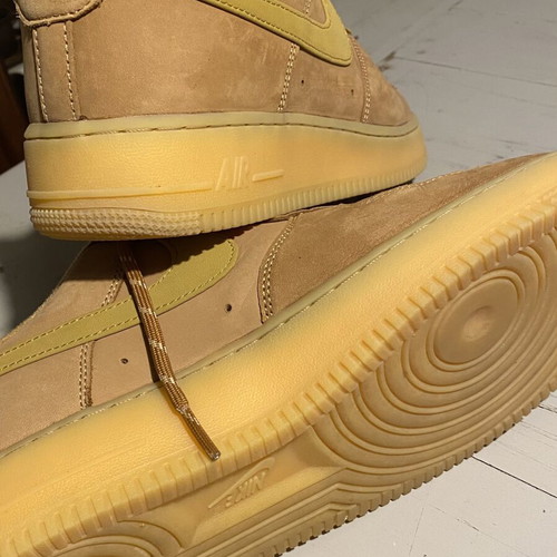 Nike Air Force 1 shoes size 43, brown, retro