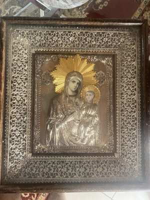 Religious icon used, very good condition