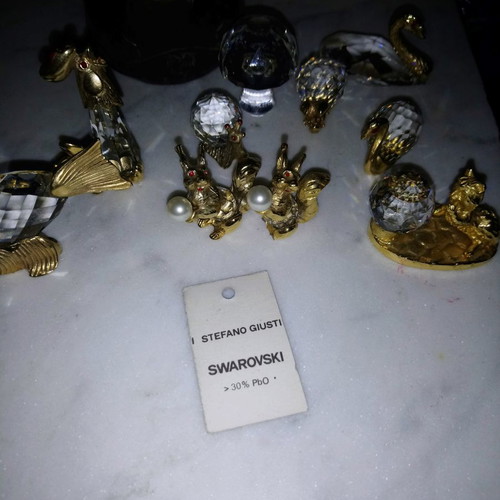 Swarovski miniatures used, collection of 25 antiques from 1950