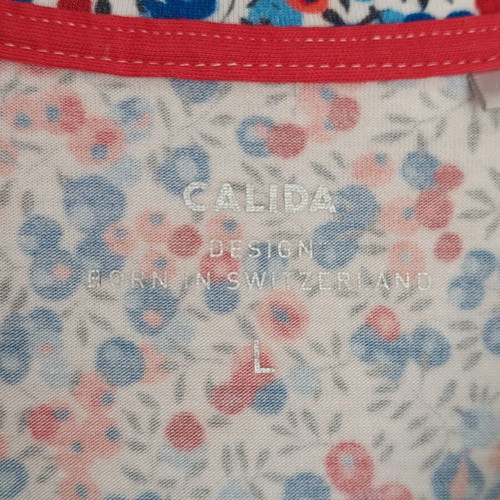 Calida pajama top, size L-XL, multicolored
