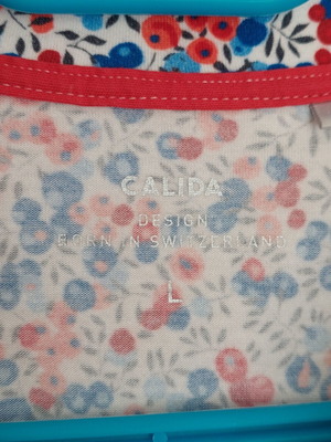 Calida pajama top, size L-XL, multicolored