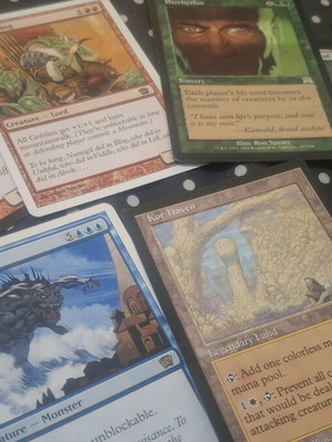 Magic the Gathering card collection, 650 common & rare