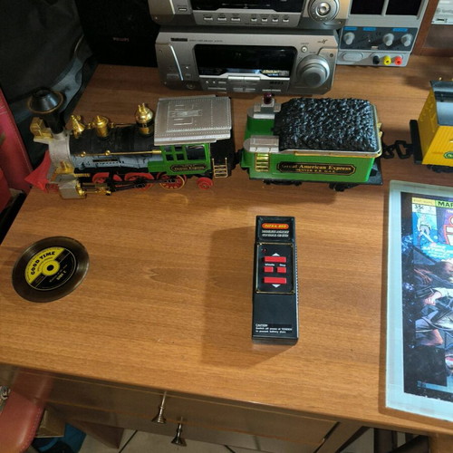 RC New Bright The Great American Express Railroad Train Set with Remote like new