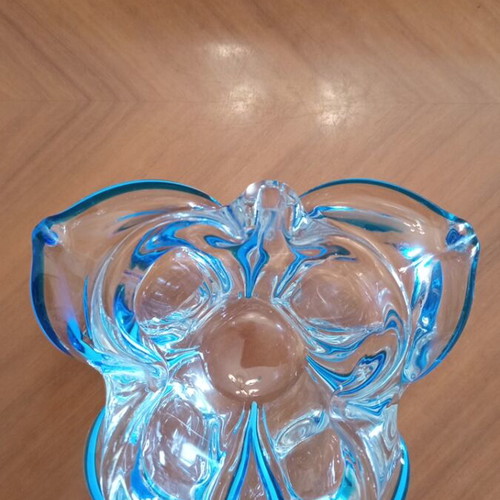 Vintage Murano Art Glass Butterfly Bowls set of 2, mint condition