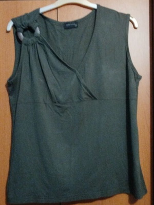 Fantasie green blouse like new, size XXXS