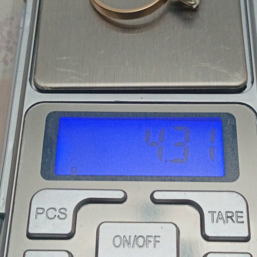 14K Gold Solitaire Ring Used