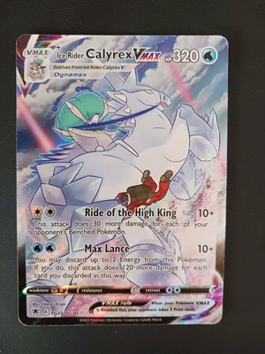 Ice Rider Calyrex VMAX holographic new