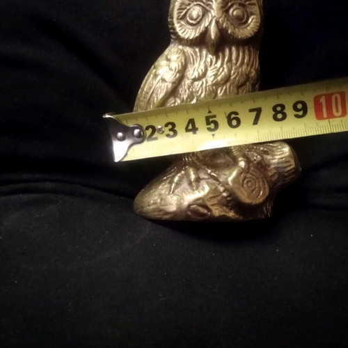 Bronze owl like new, 509 grams