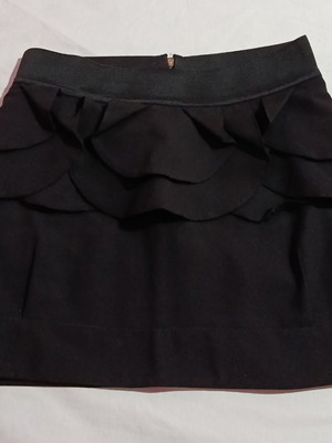 River Island black mini skirt XS like new