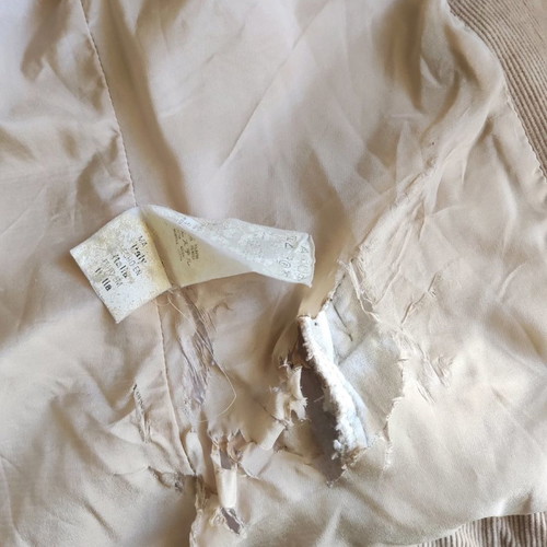 Love Moschino Corduroy Jacket used, beige, size 44 medium