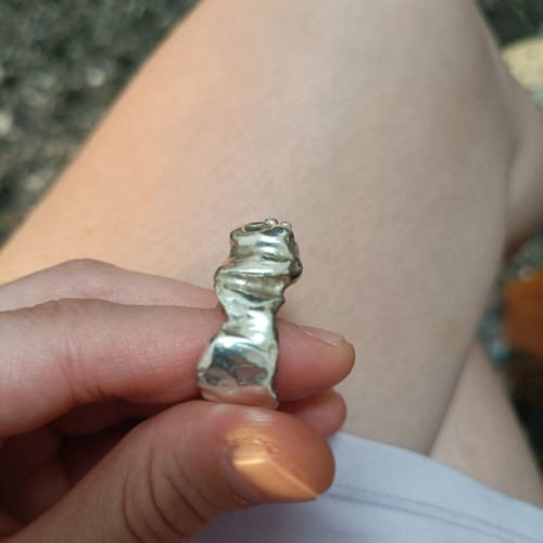 Handmade ring 925 silver no 52 in perfect condition