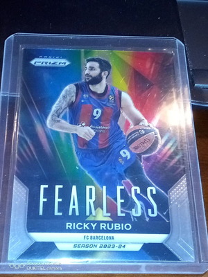 2023-24 Panini Prizm EuroLeague Basketball Ricky Rubio FEARLESS