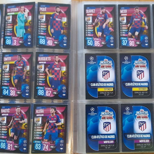 Champions League 2019-2020 Match Attax album with 426 cards like new