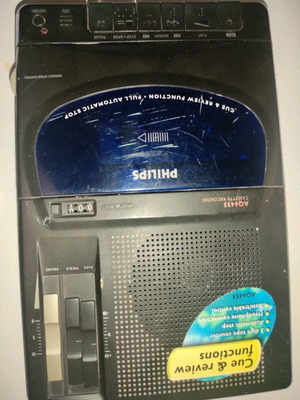 Phillips cassette recorder used