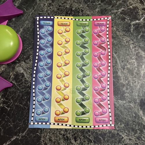 Children Versus Parents board game used, missing modeling clay