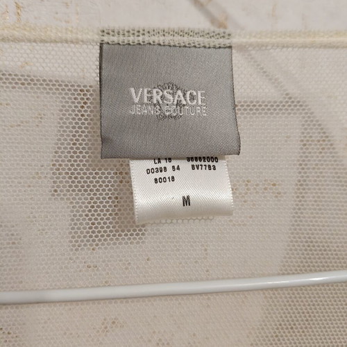 Versace original Y2K blouse, multicolour