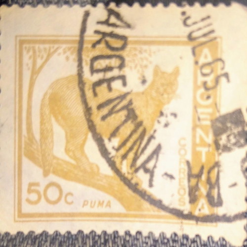 Collection of used sealed stamps, pack of 12 values