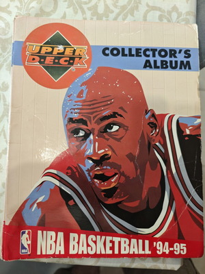 Άλμπουμ Upper Deck NBA Basketball 94-95 σαν καινούργιο, 162 κάρτες