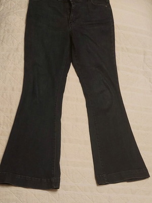 Dark blue flared jeans pants like new