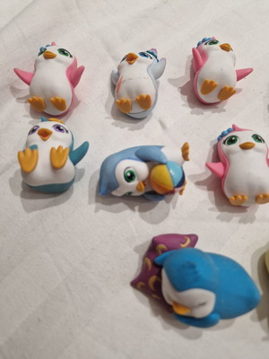 Magiki The Penguins of Rainbow collectible miniatures pack of 11 used