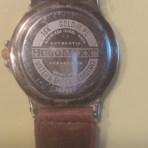 Hugo Maxx Eurodesign 18K Gold Plated Quartz Watch