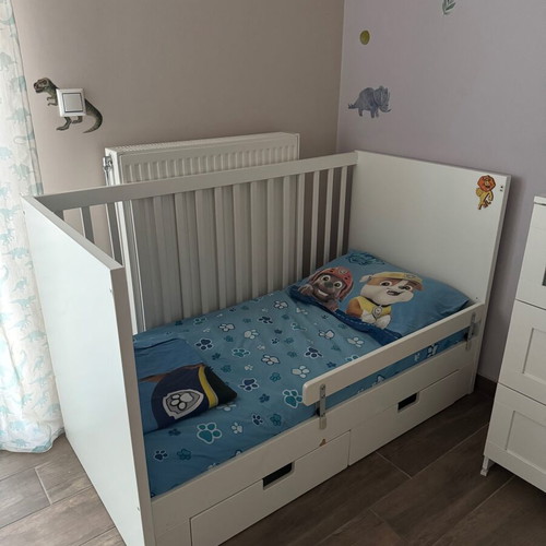 IKEA STUVA baby and toddler bed with mattress
