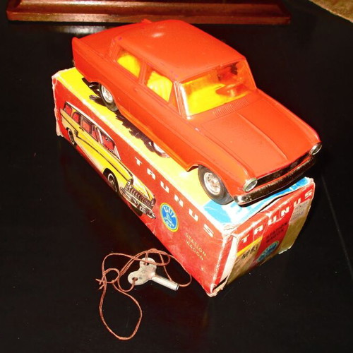 Opel Kadett wind-up toy used from Elvip 70s with box