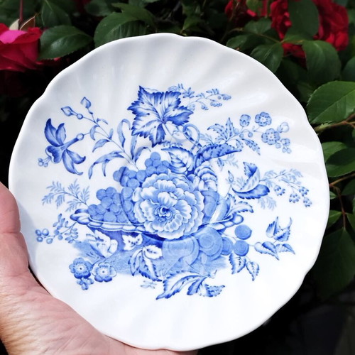 The Kirkwood Blue by Royal Doulton tea cup and saucer set like new